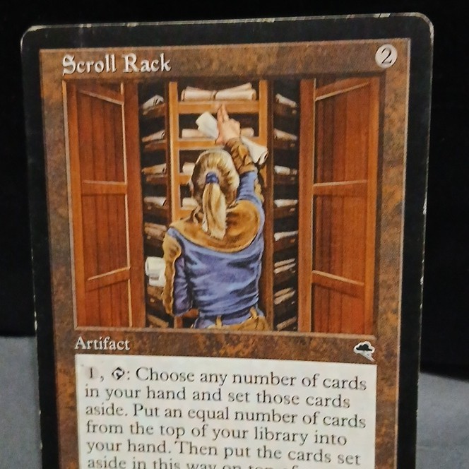 Wizards of the Coast MTG Scroll Rack Artifact Cost 2 English