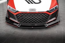 Maxton Design Frontlippe passend f&uuml;r Audi R8 Mk2 FL schwarz Hochglanz