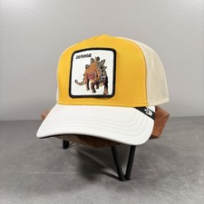 NEW Goorin Bros. The Farm Roofed Lizard Defense Stegosaurus Trucker Hat Snapback