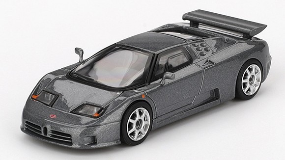 Mini Gt 1/64 Bugatti EB110 Super Sport 1995 Grau Statisches Modell Diecast-image