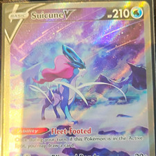 Pok�mon Company Suicune V GG38/GG70 Crown Zenith GG Ultra Rare Holo EN 210