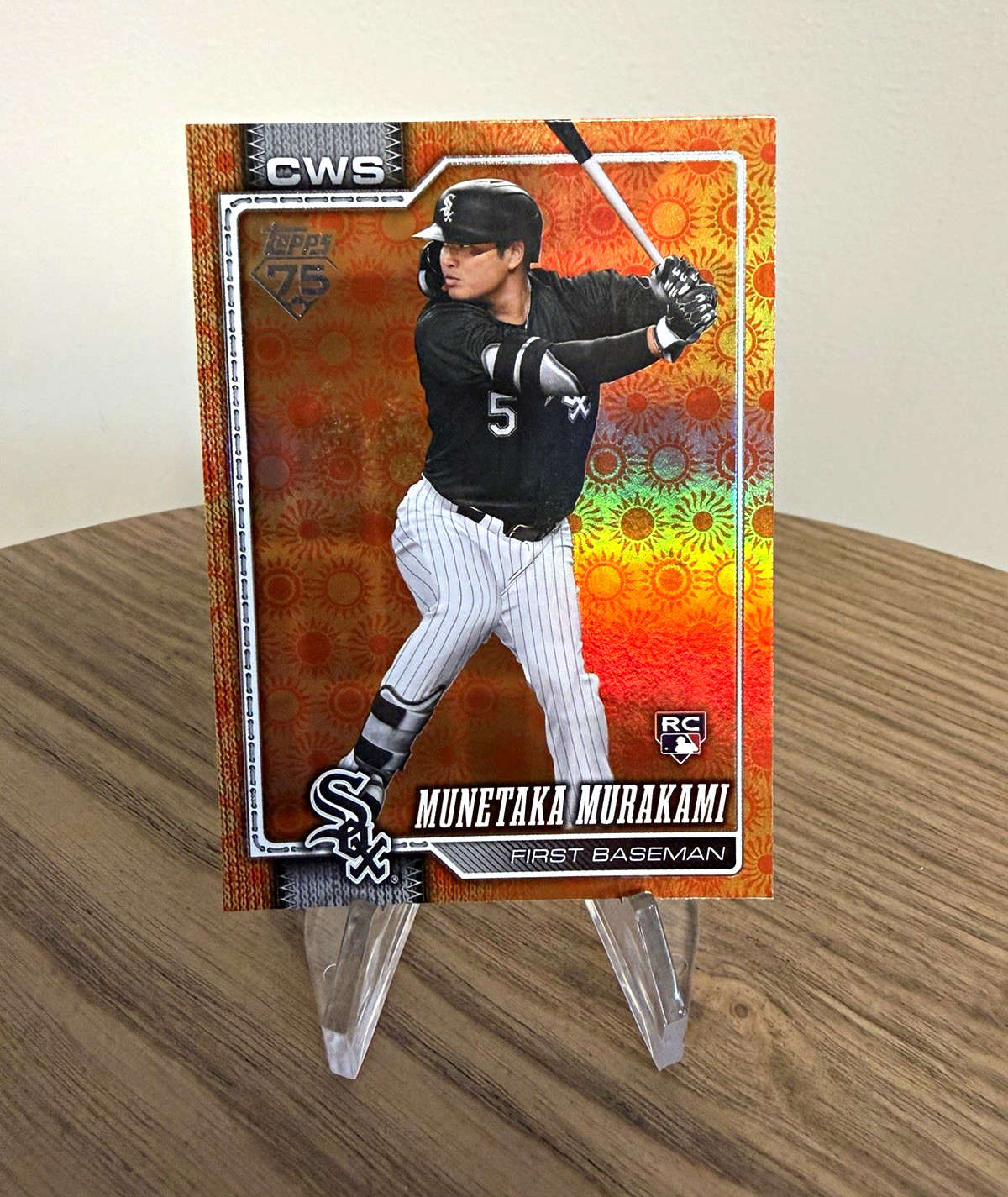 2026 Topps Series 2 Munetaka Murakami (RC) Sun Foil Parallel