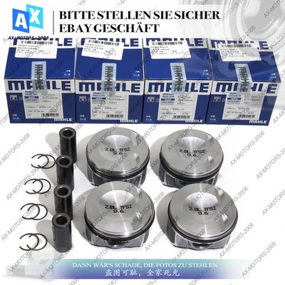 4x Kolben Satz für Skoda VW Audi 2.0 TFSI TSI CDH CBFA CDZA Ø 23mm 06H107065DM