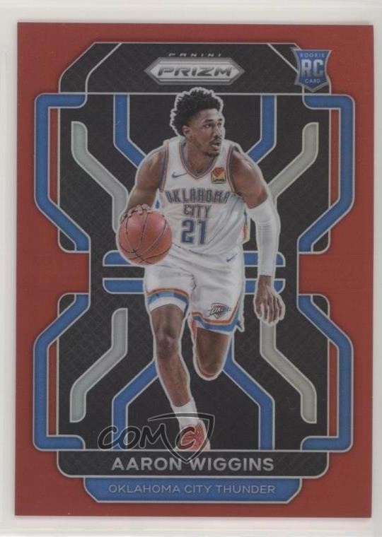 2021-22 Panini Prizm Red Prizm 276/299 Aaron Wiggins #286 8em