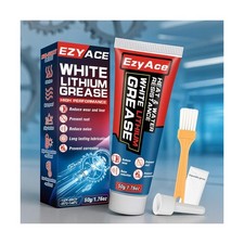 White Lithium Grease, Garage Door Lubricant, Multi-Purpose Bike Grease for Hi...