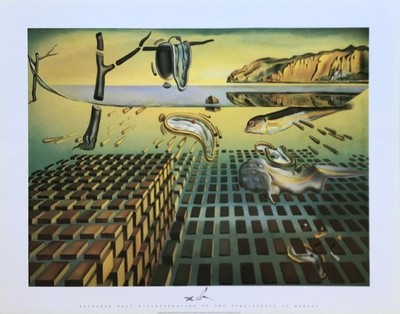 Salvador Dali Disintegration of the Persistence of Memory Art Print 22 x 28