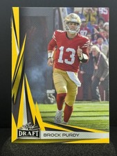 Brock Purdy 2023 Leaf Draft #B2-1 Base V2 GOLD San Francisco 49ers