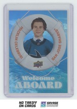 2024-25 Upper Deck Welcome Aboard RC Macklin Celebrini #WA-8 San Jose Sharks