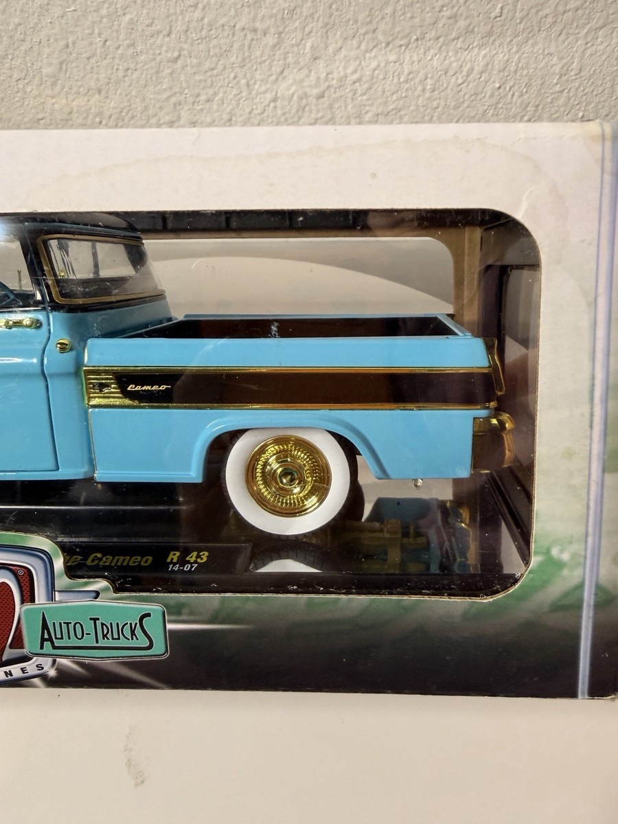 M2 Machines 1958 Chevrolet Apache Cameo Blue Gold Walmart