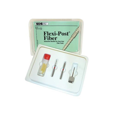 Essential Dental Systems 2130-01 Flexi-Post Fiber Kit Size #1 Reamer Drill