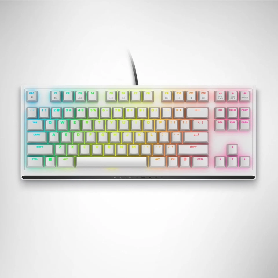 Alienware Tenkeyless Gaming Keyboard - AW420K (Lunar Light) - Image 3 of 4