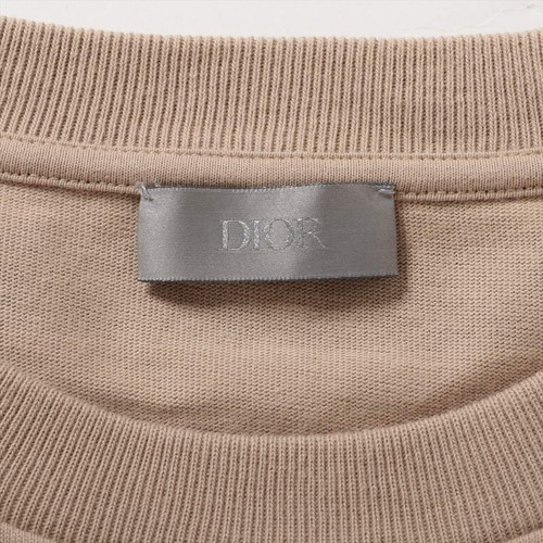 Dior Cotton T-shirt S Men's Black × Brown couture print 483J636B0554 - Bild 5 von 6