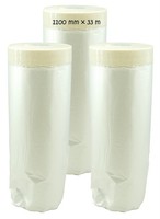 3 X Masker-Tape Feinkrepp /Folie 1100 Mm X 33 M Abdeckfolie Malerkrepp Kreppband