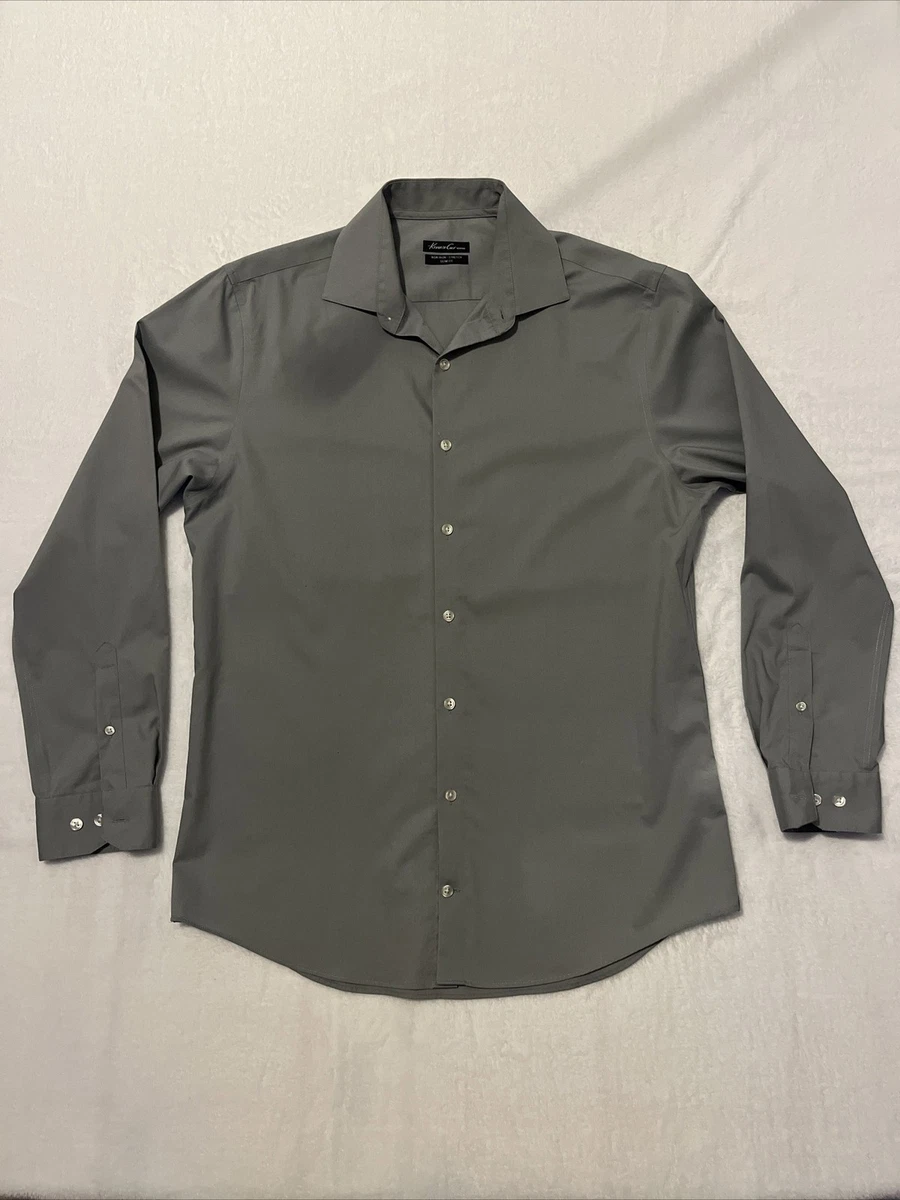 Kenneth Cole Cotton Blend Slim Dress Shirts for Men for sale | eBay