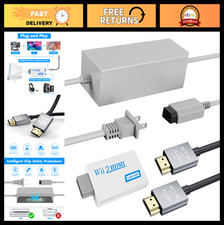 3-in-1 Wii to HDMI Converter with Power Cord  4.92FT HDMI Cable - Accessory Kit