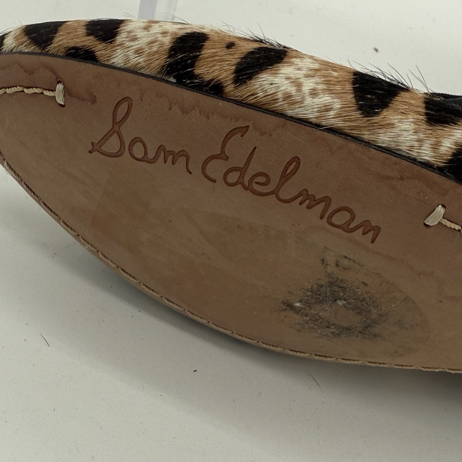 Sam Elderman Alvin Leopard Print Flat Loafer Shoe… - image 5