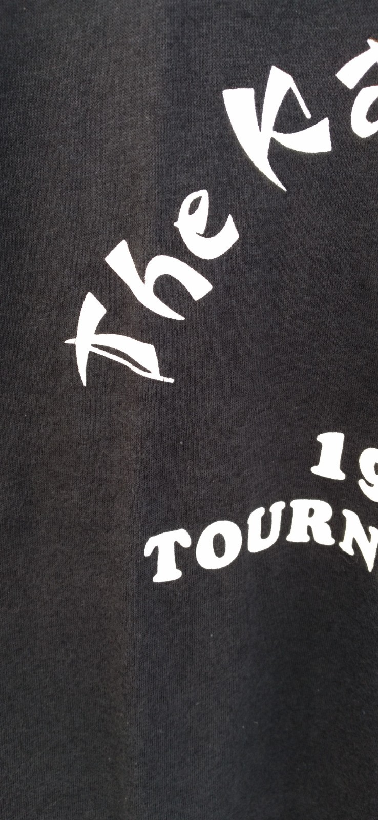 Vintage 1984 Karate Kid Movie Promo Shirt Macchio Zabka 🌳Miyagi🐍Cobra Kai RARE image 4