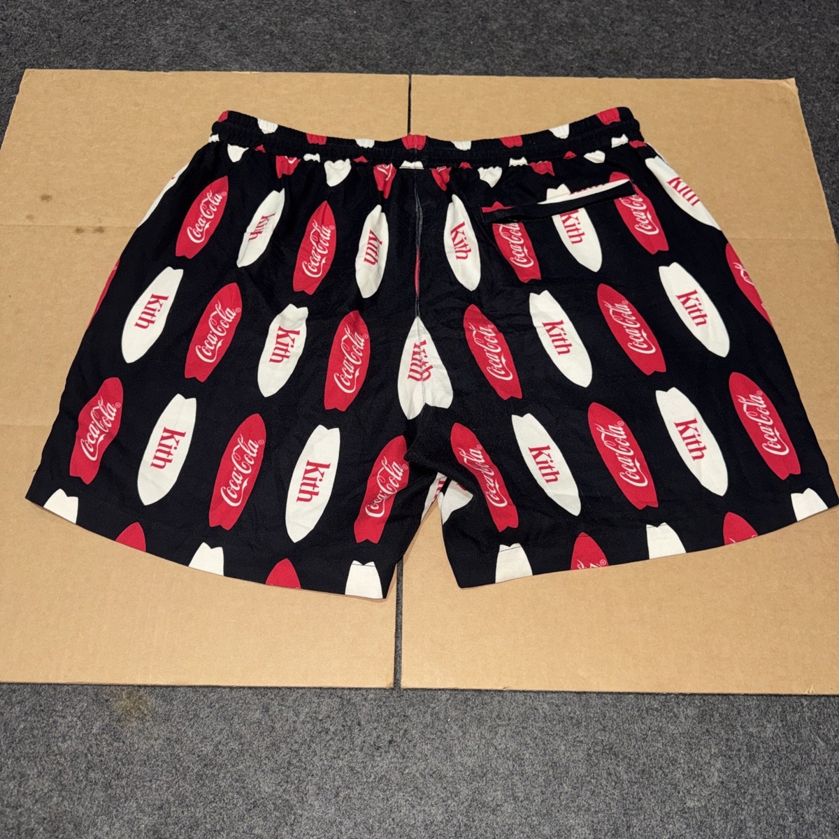 Kith X Coca Cola Men's Short Surf Camp Black Size XL PREOWNED | eBay