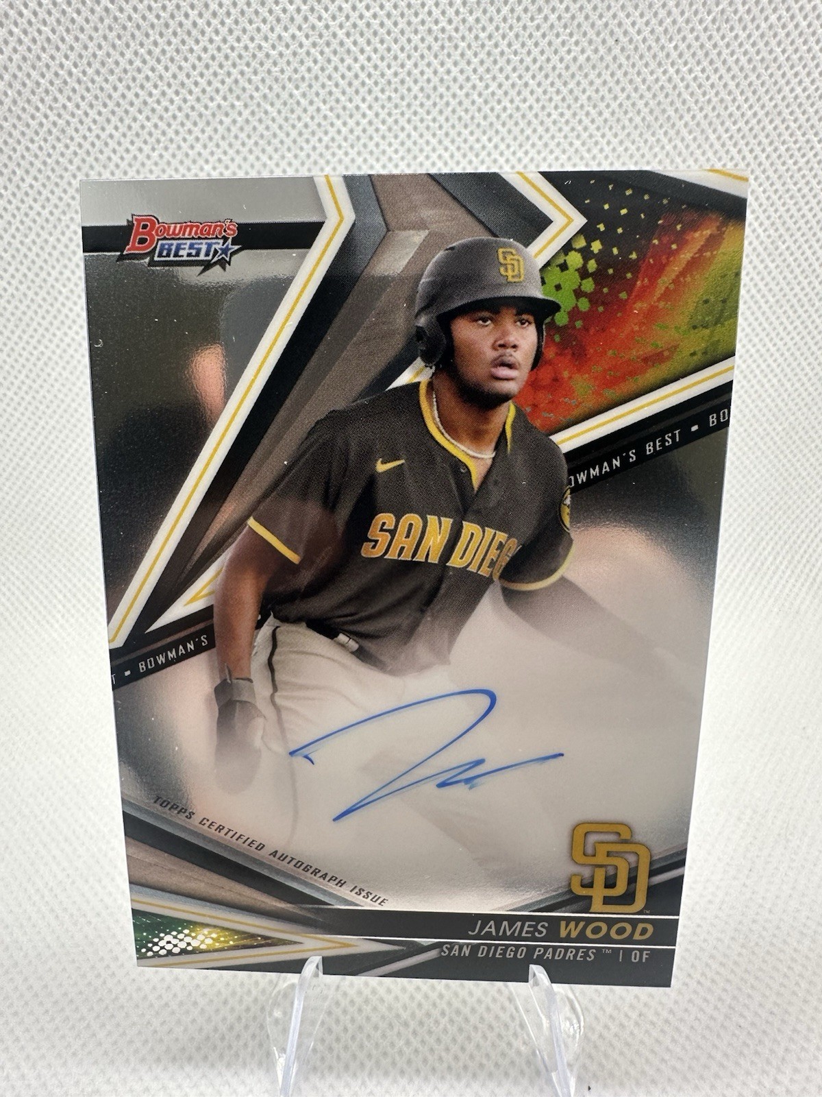 2022 Bowman's Best - Best of 2022 Autographs James Wood #B22-JW (AU, RC)