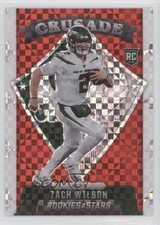 2021 Panini Rookies & Stars Crusade Red Plaid Prizm Zach Wilson #CR-21 0n97