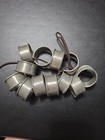Vintage Set of 12 Web Pewter Napkin Rings — photo 1