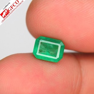 💎GFCO FULL CERTIFIED 2.16ct Octagon Natural Vivid Green Emerald Ethiopia