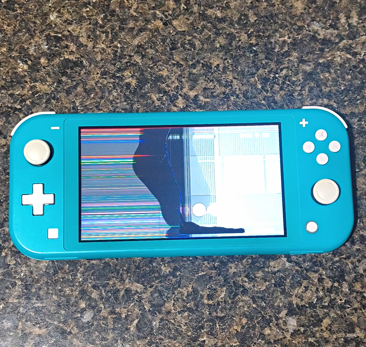 Nintendo Switch Lite Blue 32GB Handheld Console HDH-001 Broken