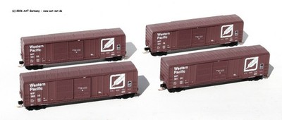 MTL MicroTrains N 99300120 - 50´ DD Boxcar-Set WP 4-teilig; aga NEW, ohne OVP
