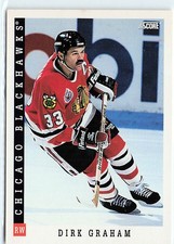 1993-94 Score #12 Dirk Graham Chicago Blackhawks