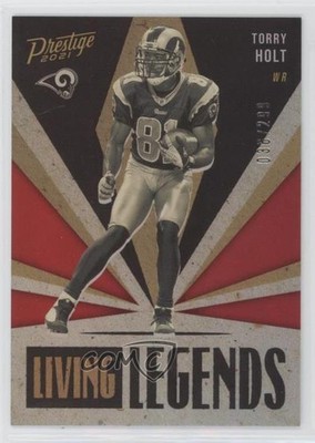 2021 Panini Prestige Living Legends Xtra Points Red /299 Torry Holt #LL-28 03mf