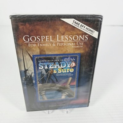 GOSPEL LESSONS for Family & Personal Use Steady & Sure Vol 3 (DVD, 2008) NEW 