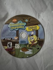 SpongeBob SquarePants Employee Of The Month PC Cd Rom