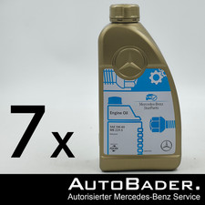 7 Liter Original Mercedes Benz PKW Synthetic Motor&ouml;l &Ouml;l MB 229.5 5W-40