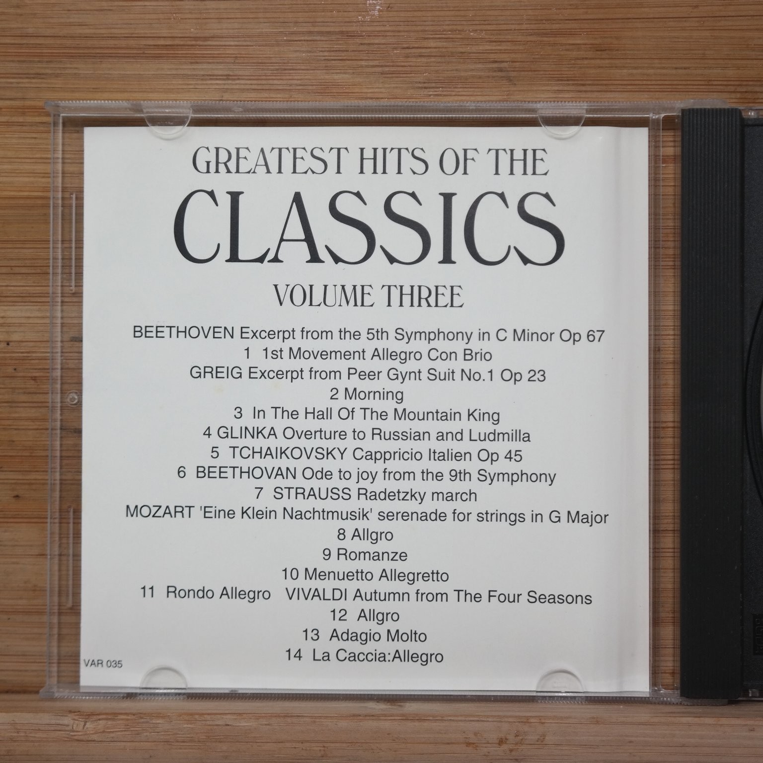 Greatest Hits of the Classics Volume 3 CD Classical Music Compilation