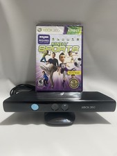Microsoft Xbox 360 Kinect Black Model 1414 Tested  Kinect Sports Game NIB 