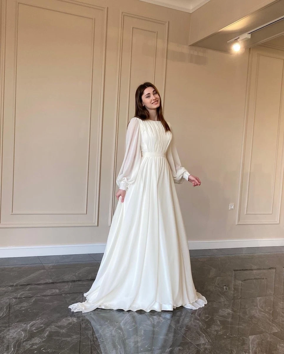 Long Sleeve Wedding Dresses Size 14 for Women for sale | eBay