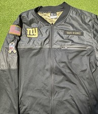 New York Giants Salute To Service Official On Field Jacket Mens XL Nike Dri Fit