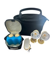 Medela Freestyle Double Electric Breast Pump Battery w/ Bags Bottles 24mm