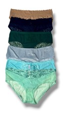 Victoria  s Secret Cheeky Lace Panties Sz Large Lot Of 6