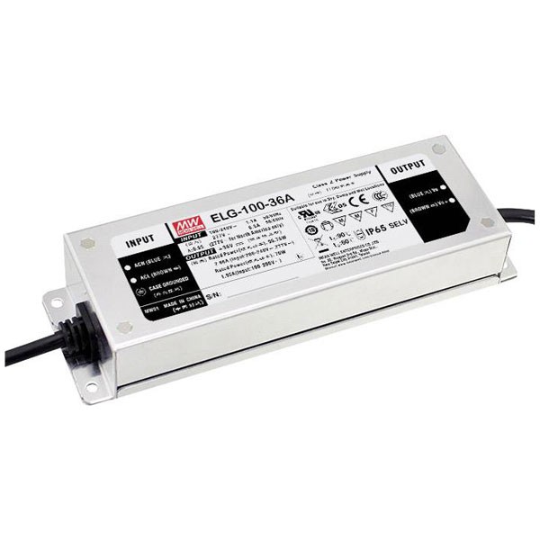 Mean Well LED driver 96W 4A 12-24V IP67 dimmable outdoor use