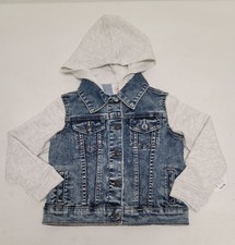 Wonder Nation Toddler Boys Denim Jacket size 3T 4T - BLUE Choose Size