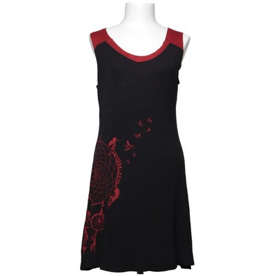 Full Volume by EMP, Kleid, Größe: XL, Schwarz/Rot, Elasthan/Viskose, Damen #bc8