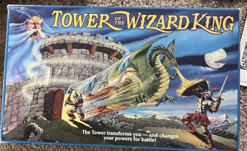 Vintage Tower of the Wizard King Board Game 1993 Parker Brothers 98.9% Complete!