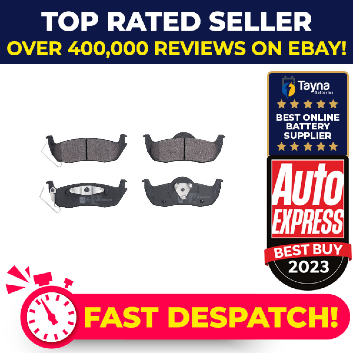 Brake Pads Set Rear 116339 Febi K05080871AA V2010871AB 05080871AA 05080871AB New