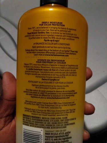 Herbal Essences Bio: Renew Conditioner Honey & Vitamin B 13.5OZ - 第 2/2 張圖片