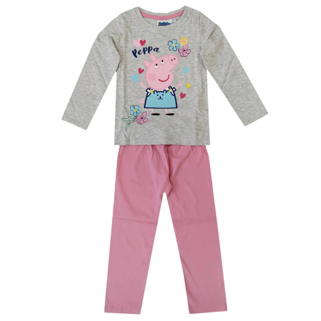 Peppa Pig Kids Nightwear Pyjama Long Set