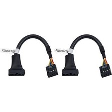 2 Pack USB 3.0 Header to USB 2.0,USB 3.0 to USB 2.0 Motherboard Adapter Cable