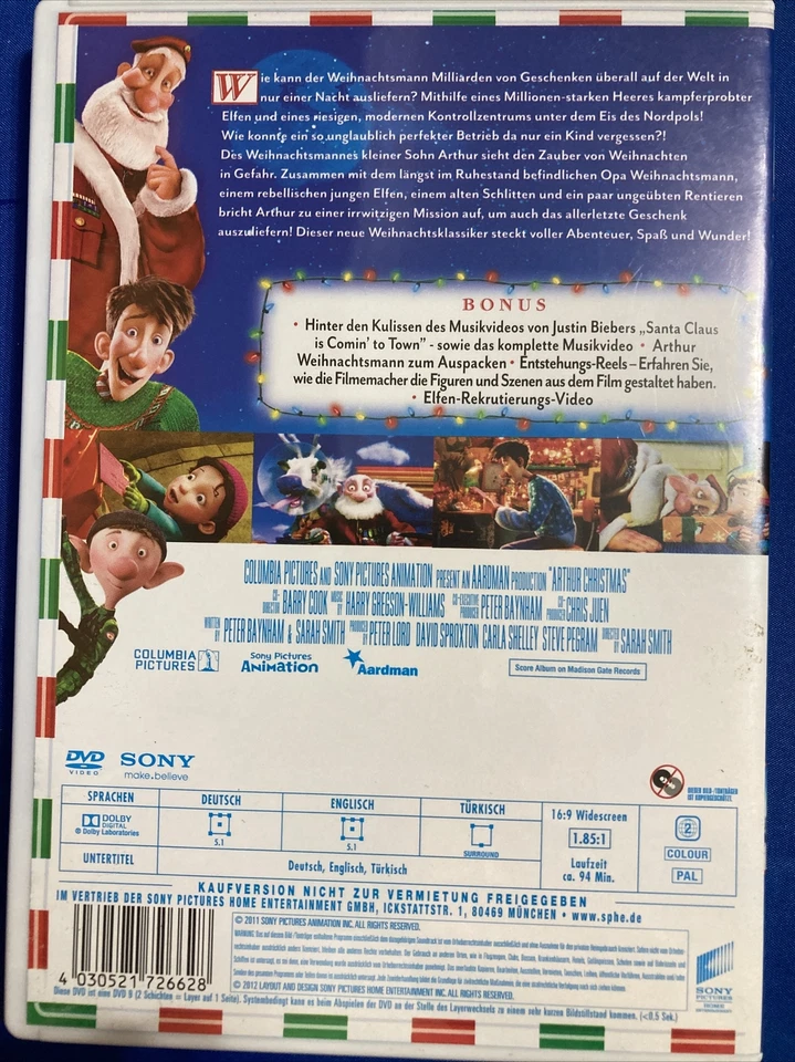 Arthur weihnachtsmann | Arthur Christmas | German Language - Image 2 of 2