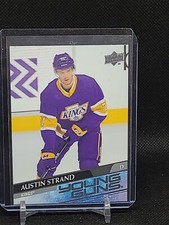 2020-21 Upper Deck #722 Austin Strand YG RC