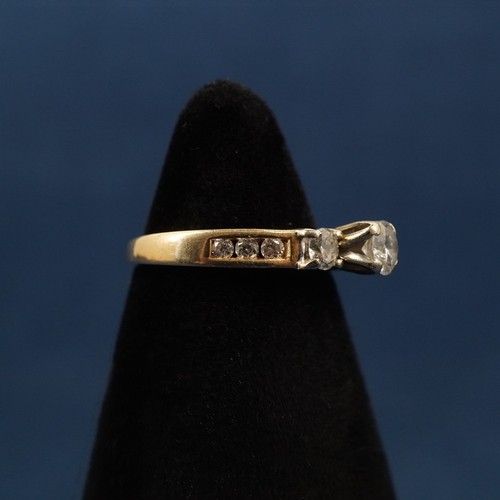 Beautiful 14k Diamond Engagement Ring - Free Shipping USA - Picture 4 of 7